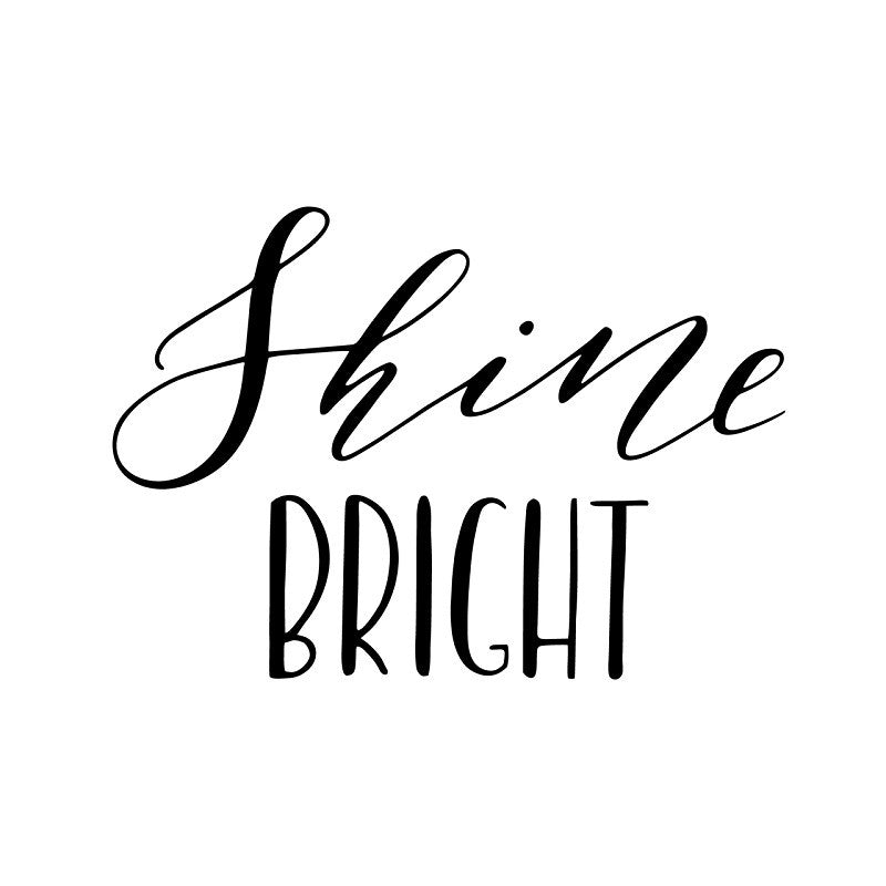 Shine Bright stencil by Silho