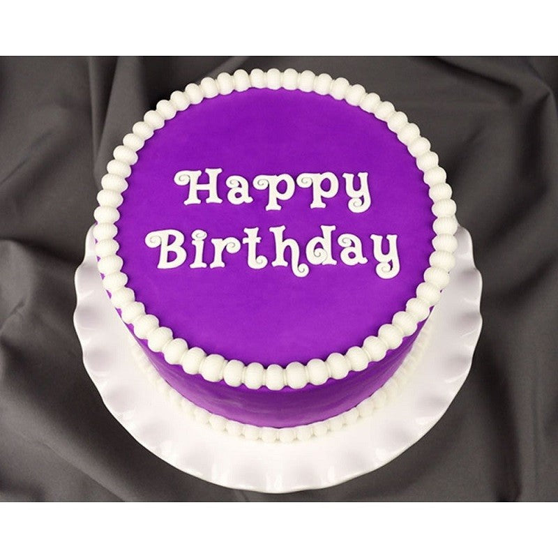 FLEXABET Typewriter Happy Birthday Words ONLAY by MARVELOUS MOLDS