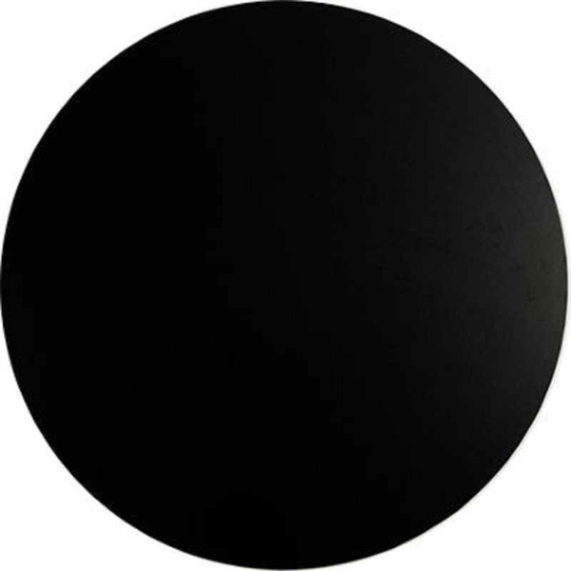 Black masonite cake board 12 inch round