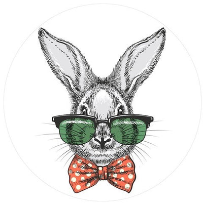 Edible icing image Cool bunny rabbit