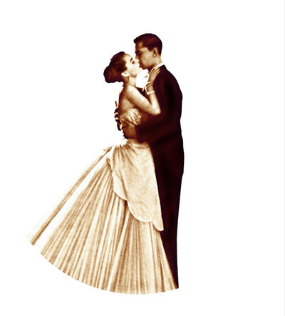 Edible icing image Wedding Bride and Groom