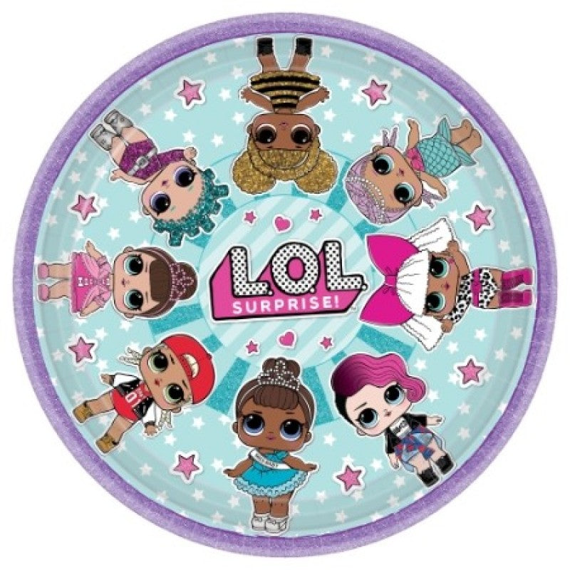 Lol Surprise Dolls party plates (8)