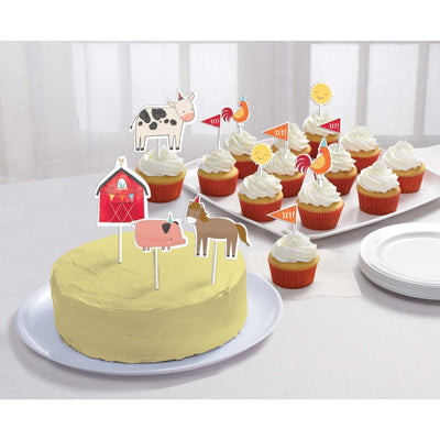 Barnyard farm cake topper decorating kit