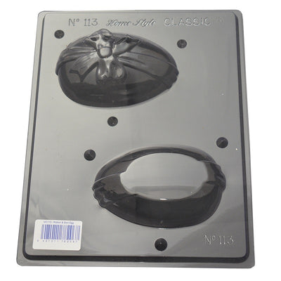 Easter egg ribbon bow egg chocolate mould