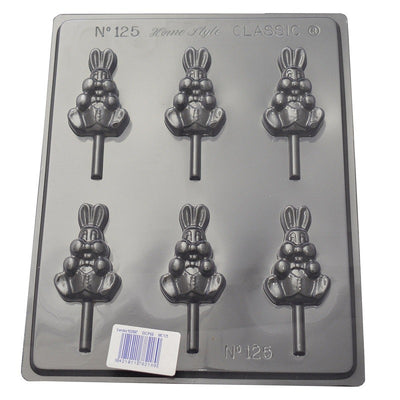 Easter chubby bunnies lollipop chocolate mould