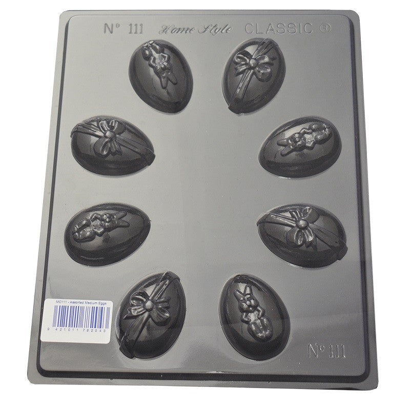 Easter eggs asstd medium chocolate mould
