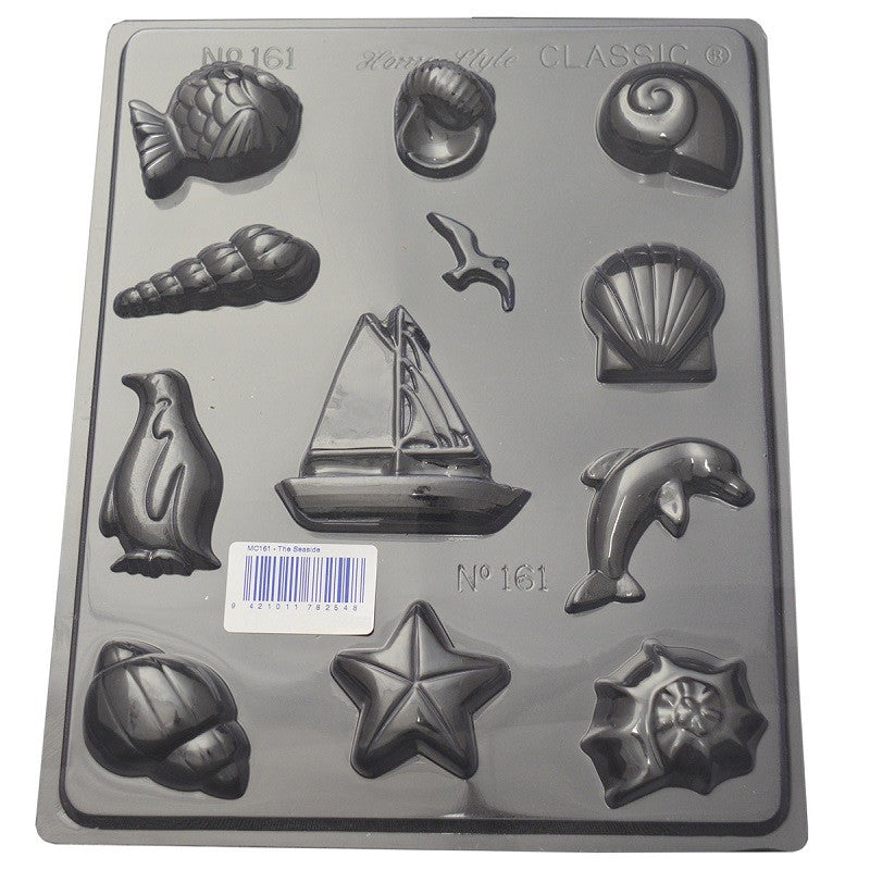 Seaside ocean and beach theme chocolate mould