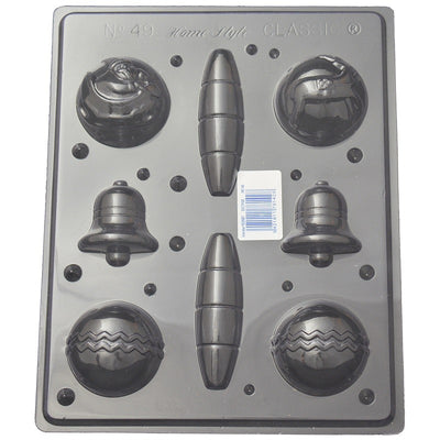 3d Christmas decorations chocolate mould