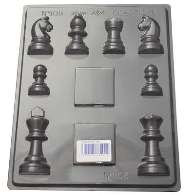 3d Chess set chocolate mould