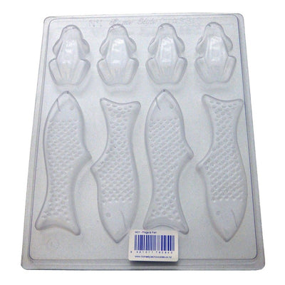 Chocolate fish and chocolate frog chocolate mould