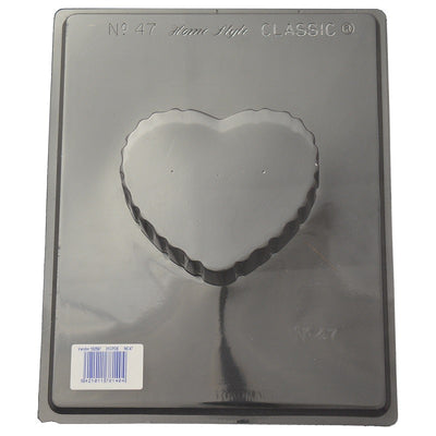 Heart box lid and base LARGE chocolate mould