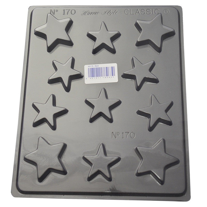 Stars asstd chocolate mould