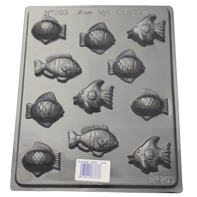 Fish small assorted chocolate mould