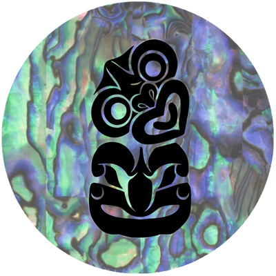 Edible icing image Tiki and paua shell by ibicci