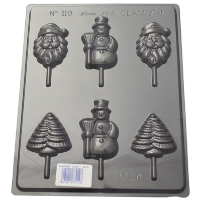 Christmas asstd lollipop No 2 chocolate mould