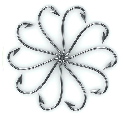 Edible icing image Fish Hooks