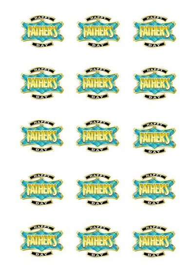 Design Sheet edible image Fathers Day style no 2