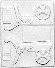 3d Candy Cart Wheelbarrow chocolate mould