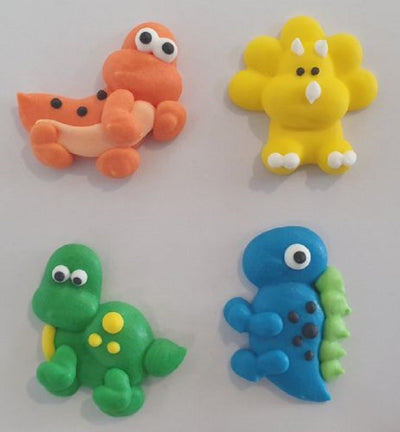 Dinosaur Sugar icing decorations (12)