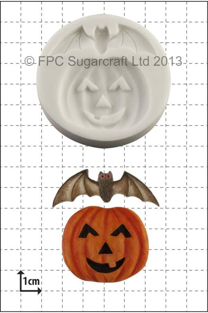 Bat & Pumpkin silicone mould