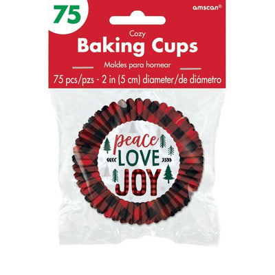 Christmas standard CUPCAKE Papers PEACE LOVE JOY