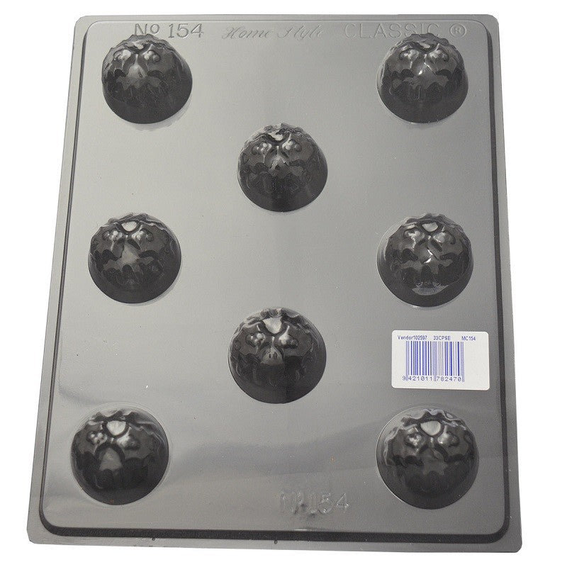 Christmas Pudding deep Truffle chocolate mould