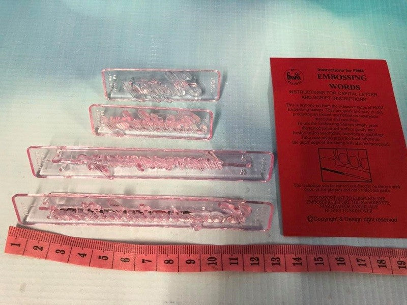 Fmm word press set Script embosser