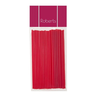 Lollipop sticks 6 inch RED (25)