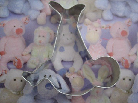 Baby in diaper or nappy cookie cutter