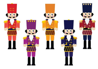 Character edible icing image sheet Christmas Nutcrackers