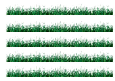 A4 Edible icing image sheet Grass strips