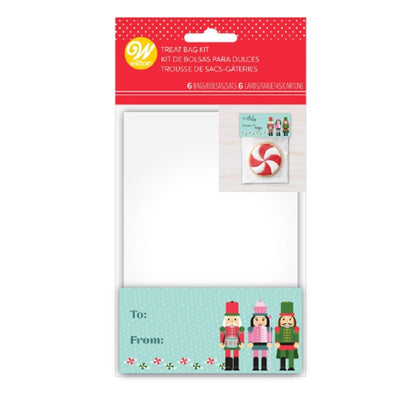 Christmas treat bag kit nutcracker