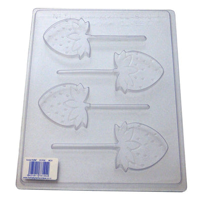 Strawberry lollipop chocolate mould