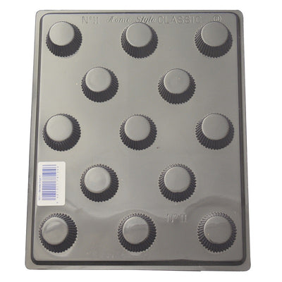 Serrated Edge candy cup chocolate Mould