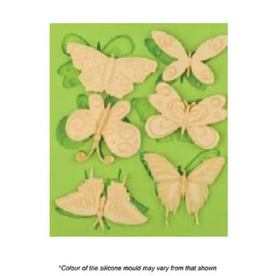 Assorted 6 styles of butterfly butterflies silicone mould