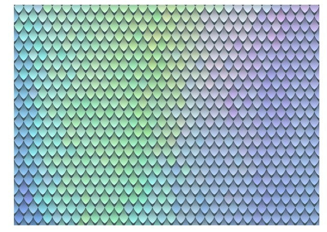 Wafer paper sheet Mermaid or fish scale