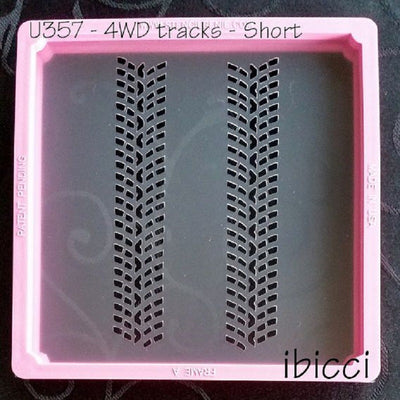 4wd tyre tracks stencil by Ibicci