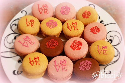 LOVE 25mm stencil perfect size for macarons by ibicci