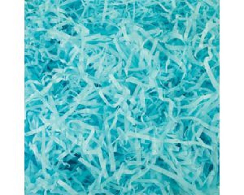 Shredded tissue paper Light blue