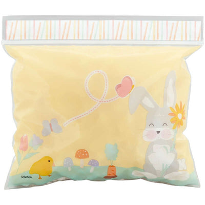 Easter Bunny resealable treat bags 20 pk