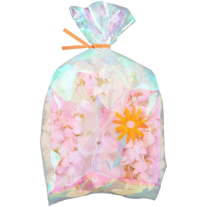 Irridescent Easter Bunny Treat Bags 10pk