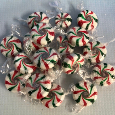 Starlight Mints Candy lollies Red Green and white