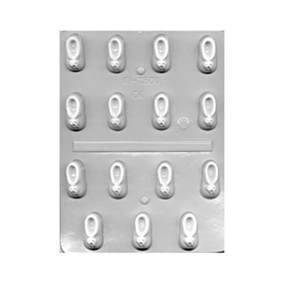 Baby booties hard candy mould