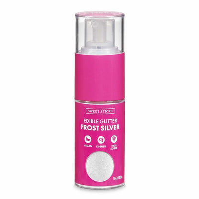 Sweet Sticks glitter pump Frost Silver