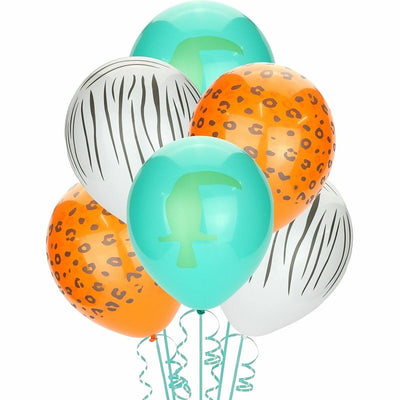 Wild jungle party balloons Pack of 10