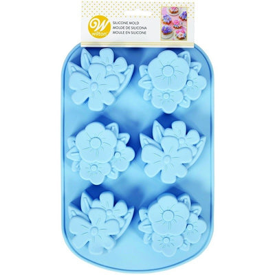 6 cavity silicone mould Floral Blossoms