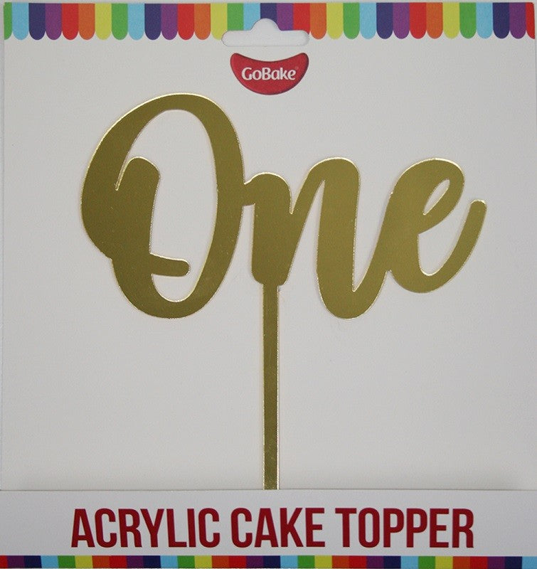 Gobake ONE Acrylic economy mirror topper Gold