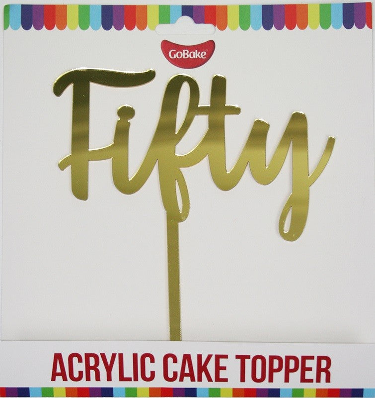 Gobake Fifty Acrylic economy mirror topper Gold