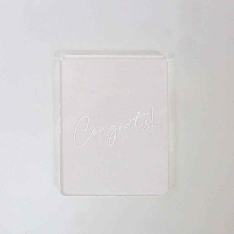 COO KIE Embosser Stamp Congrats