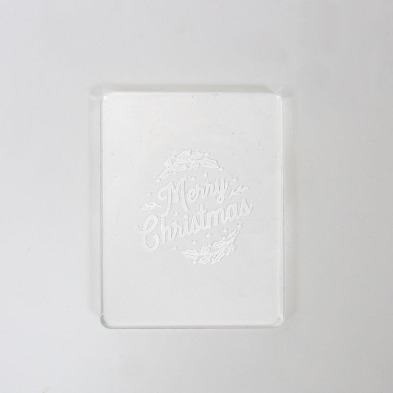 COO KIE Embosser Stamp Merry Christmas 2